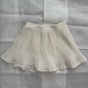White tennis skirt with shorts
